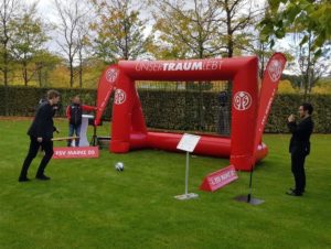 speed measuring system-branded inflatable goal-fsv mainz 05